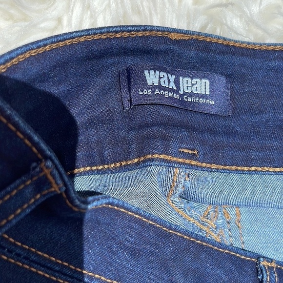 Women’s Wax Jean Los Angeles Denim High Waist Pencil Mini Button Skirt Size S - Picture 6 of 8